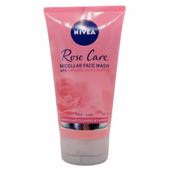 Nivea Rose Care Micellar Face Wash 150ml made with Organic Rose Water