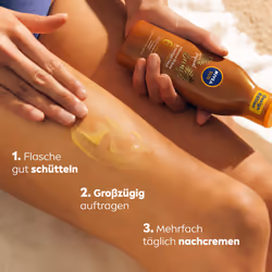 Sun Tropical Bronze Sun Lotion SPF 6, Sun Protection for Long-Lasting Tan without Self-Tanning, Sun Cream with Carotene