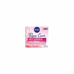NIVEA Rose Care Anti-Wrinkle Day Cream (50ml), Anti-Wrinkle Face Cream with Nourishing and Anti-Oxidant Properties, Made with ...