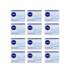 12 Bars x 100g Nivea Creme Soft Cream Care Soap