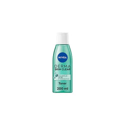 Derma Skin Clear Toner (200ml), Cleansing and Hydrating Toner, Salicylic Acid Toner Enriched with Niacinamide to Rebalance the Skin and Remove
