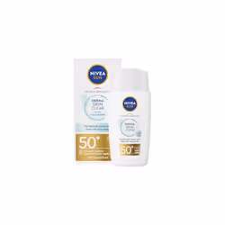 NIVEA SUN Triple Protect Light Sun Fluid SPF50+ (40ml) Face Sun Cream SPF50 with Hyaluron Protects Against UV Blue Light and ...