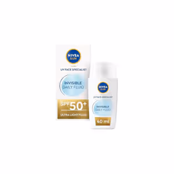 NIVEA SUN Triple Protect Light Sun Fluid SPF50+ (40ml) Face Sun Cream SPF50 with Hyaluron Protects Against UV Blue Light and Pollution Daily Fac - Additional view 7