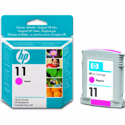 HP 11 Magenta Original Ink Cartridge, Standard Yield, Magenta, Dye-based ink, 28 ml, 1 pc(s), 2000 pages
