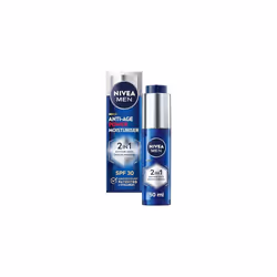 Anti-Age 2in1 Power Moisturiser (50ml), With SPF 30, Luminous 630, and Hyaluronic Acid for Sun Protection, Dark Spot Preventi ...