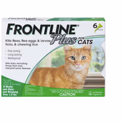 Frontline Plus Flea and Tick Spot Treatment for Cats and Kitten 1.5lbs