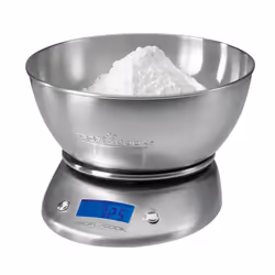 ProfiCook KW1040, Electronic kitchen scale, 5 kg, 1 g, Black, Stainless steel, 2 L, LCD