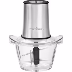 ProfiCook PC-MZ 1150, 1 L, Stainless steel, Transparent, Glass, Stainless steel, 400 W, 220 - 240 V