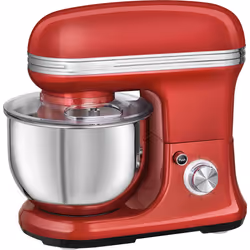 ProfiCook PC-KM 1197, 5 L, Red, Stainless steel, Rotary, 3 kg, Stainless steel, 1200 W