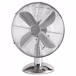 ProfiCare PC-VL 3063 M, Household blade fan, Chrome, Floor, Table, Metal, 3 cm, AC