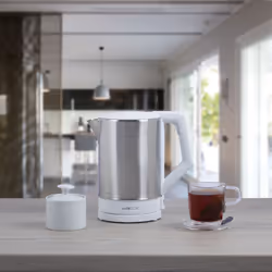 Clatronic WKS 3692 electric kettle 1.5 L 2200 W Stainless steel, White - Additional view 4