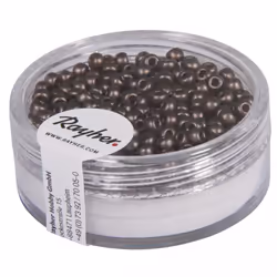 Rayher Hobby 14589552, Brown, Round bead
