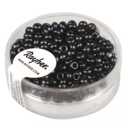 Rayher Hobby 14589572 Round bead Anthracite