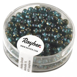 Rayher Hobby 14383429 Seed bead Glass Green