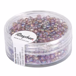 Rayher Hobby 1405835, Lilac, Seed bead