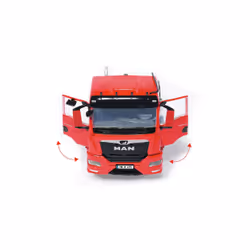 Wiking MAN TGS Truck/Trailer model Preassembled 1:32