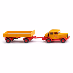 Wiking 085048, Truck/Trailer model, Preassembled, 1:87, Hanomag mit Pritschenanhänger, Any gender, "Bölling"