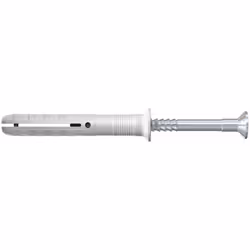 Fischer 50356, Screw & wall plug kit, Brick, Concrete, Pozidriv, PZ3, 60 mm, 8 mm