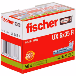 Fischer 77889 screw anchor / wall plug 50 pc(s) 35 mm