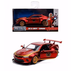 Jada Toys Marvel Iron Man 2016: Chevy Camaro, Car, Iron Man, 3 yr(s), Metal, Plastic, Gold, Red