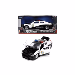 Jada Toys F&F 2006 Dodge Charger Police, Police car, 8 yr(s), Black, White