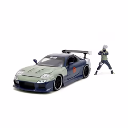Jada Toys Naruto 1995 Mazda RX-7 1:24, Car, Naruto, 8 yr(s), Metal, Blue, Green