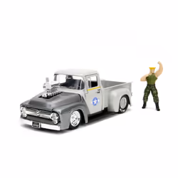 Jada Toys Street Fighter 1956 Ford Pickup 1:24, Car, 14 yr(s), Metal, Grey