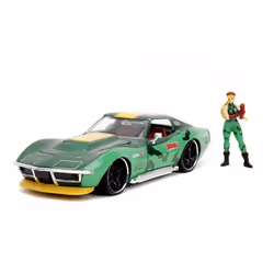 Jada Toys Street Fighter 1969 Chevrolet 1:24, Car, 8 yr(s), Metal, Green