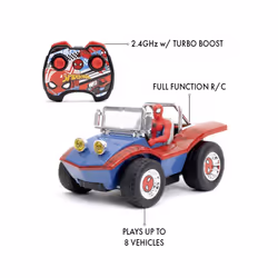 Jada Toys Marvel Spider-Man RC Buggy 1:24 Radio-Controlled (RC) model Electric engine 1:16
