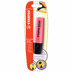 STABILO Blister 1 Boss Pink, 1 pc(s), Pink, Chisel tip, Black, Pink, 2 mm, 5 mm