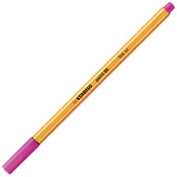 STABILO point 88, Rose, Orange, Rose, Hexagonal, Metal, 0.4 mm, Germany