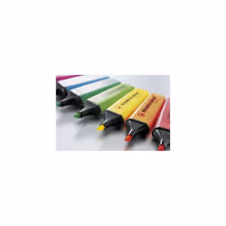 STABILO BOSS Original Highlighter - Yellow, Wallet of 4