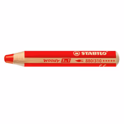 STABILO woody 3 in 1, Red, 1 pc(s)