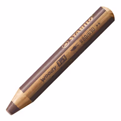 STABILO woody 3 in 1, Brown, 1 pc(s)