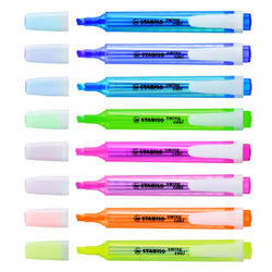 STABILO Swing Cool, 8 pc(s), Blue, Green, Lilac, Orange, Yellow, Multicolour, Multi, Plastic, 1 mm