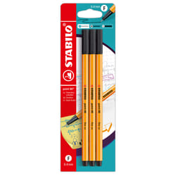 STABILO point 88 fineliner Black 3 pc(s)