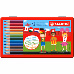 STABILO 1812-77 colour pencil Multicolour 12 pc(s)