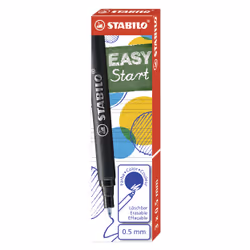 STABILO EASYoriginal, Blue, Medium, Blue, Plastic, 0.5 mm, Rollerball pen