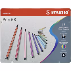 STABILO Pen 68 Mini, Multicolour, 1 mm, Multicolour, Germany, 147 mm, 183 mm