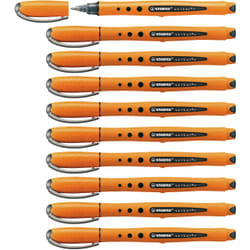 STABILO worker+ medium Stick pen Black 10 pc(s)