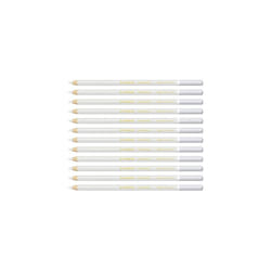 Chalk-Pastel Pencil - STABILO CarbOthello - Pack of 12 - Grey White