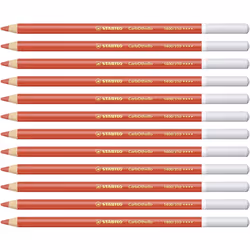 Premium Colouring Pencil - STABILO CarbOthello Pastel Pencil Box of 12 Carmine Red