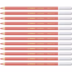 Premium Colouring Pencil - STABILO CarbOthello Pastel Pencil Box of 12 Carmine Red Middle