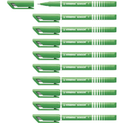 STABILO SENSOR fine fineliner Green 10 pc(s)