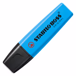 STABILO BOSS ORIGINAL, 1 pc(s), Blue, Chisel tip, Blue, Rectangle, 2 mm