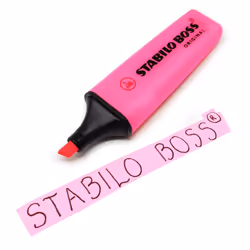 STABILO BOSS ORIGINAL, 1 pc(s), Lilac, Chisel tip, Black, Lilac, Plastic, Rectangle