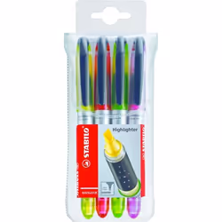 STABILO Navigator, 4 pc(s), Multi, Multicolour, 1 mm, 60 mm, 11 mm