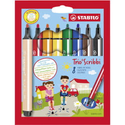 STABILO Trio Scribbi felt pen Bold Multicolour 8 pc(s)