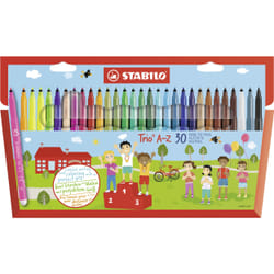 STABILO Trio A–Z felt pen Fine Multicolour 30 pc(s)