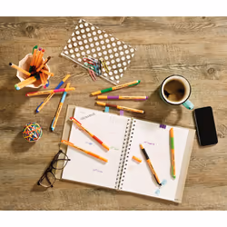 STABILO pointVisco Capped gel pen Fine Black 10 pc(s)
